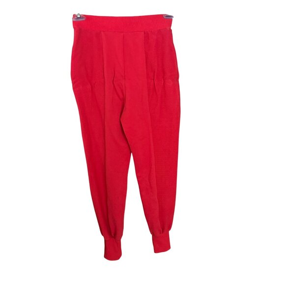 Hervé Léger Womens XS Red Sweat Pants - Picture 2 of 6